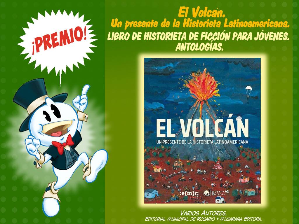 Libro de historieta de ficción para jóvenes de autoría argentina-antologias - el volcan historieta latinoamericana