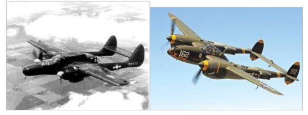 leccion-22-comic-belico-aviones-jets-P-38-Lightning-Northrop-P-61-Black-Widow